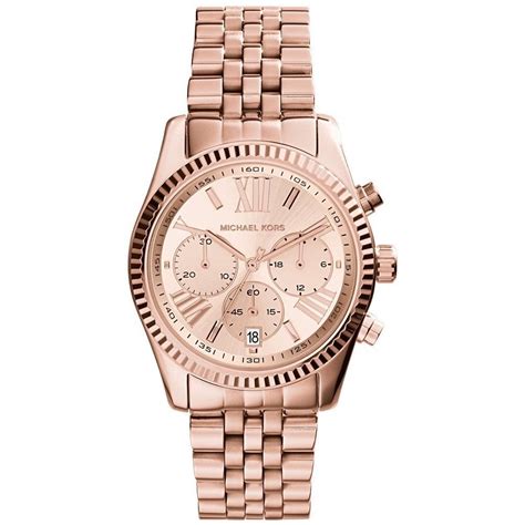 cheap michael kors rose gold watch uk|rose gold mk watch women's.